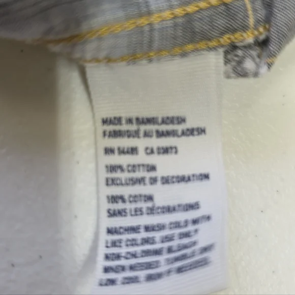 American Eagle Slim Fit Plaid Flannel Shirt Men's M Gray Cotton Button Up Grunge - Picture 5 of 7